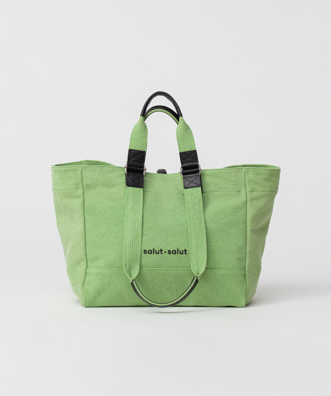 Shopping Bag - GREEN CANVAS