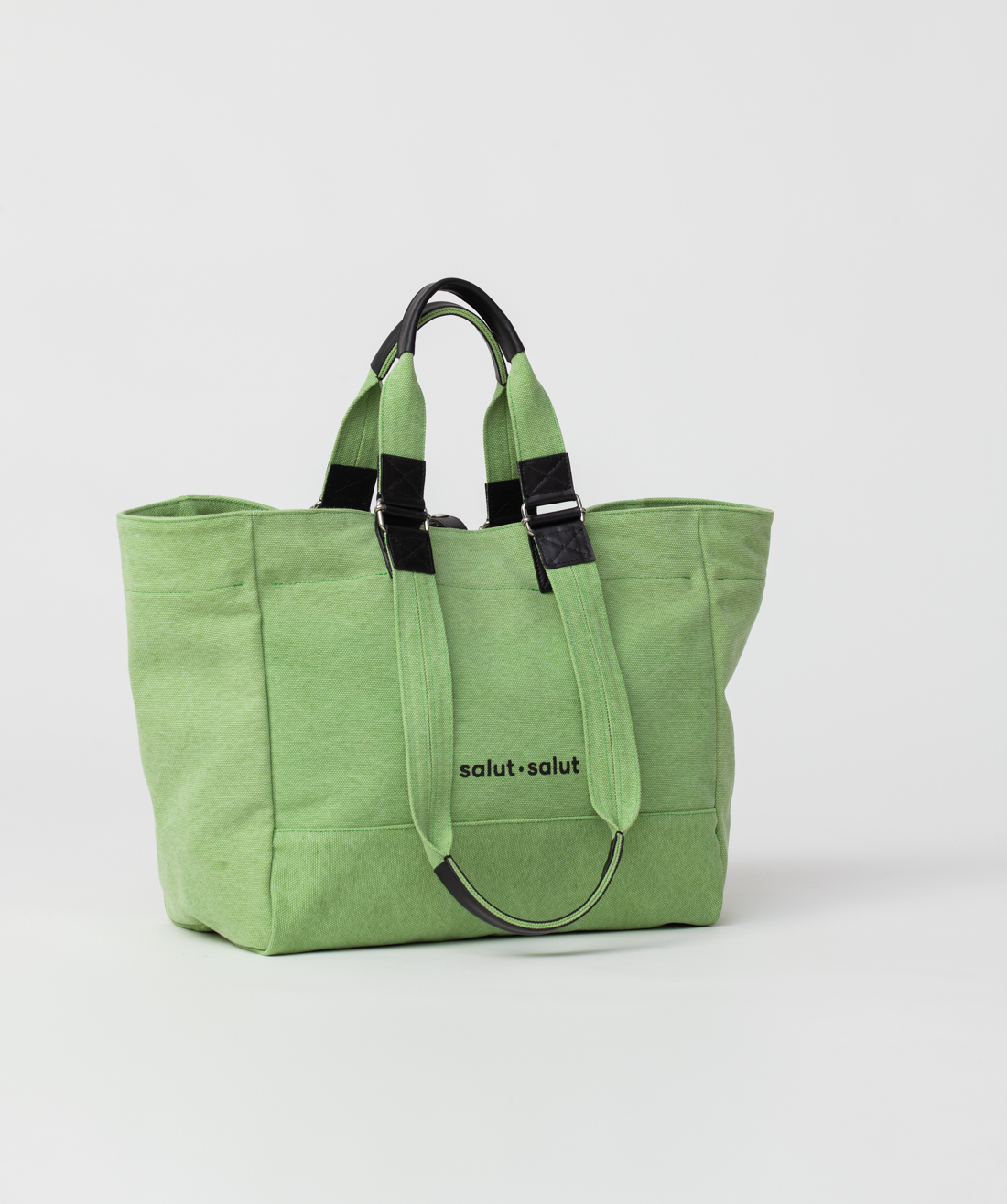 Shopping Bag - GREEN CANVAS