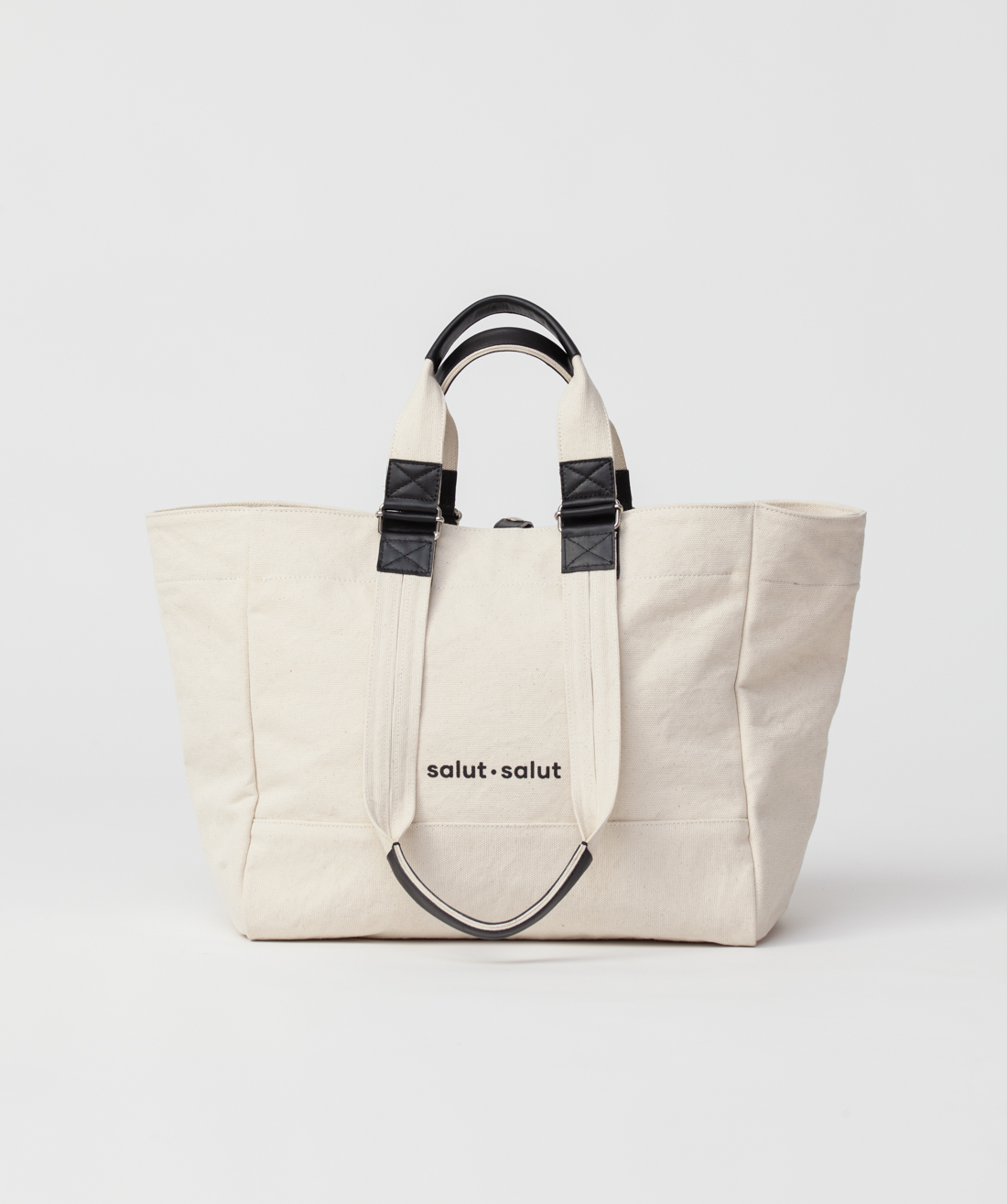 Shopping Bag - WHITE CANVAS