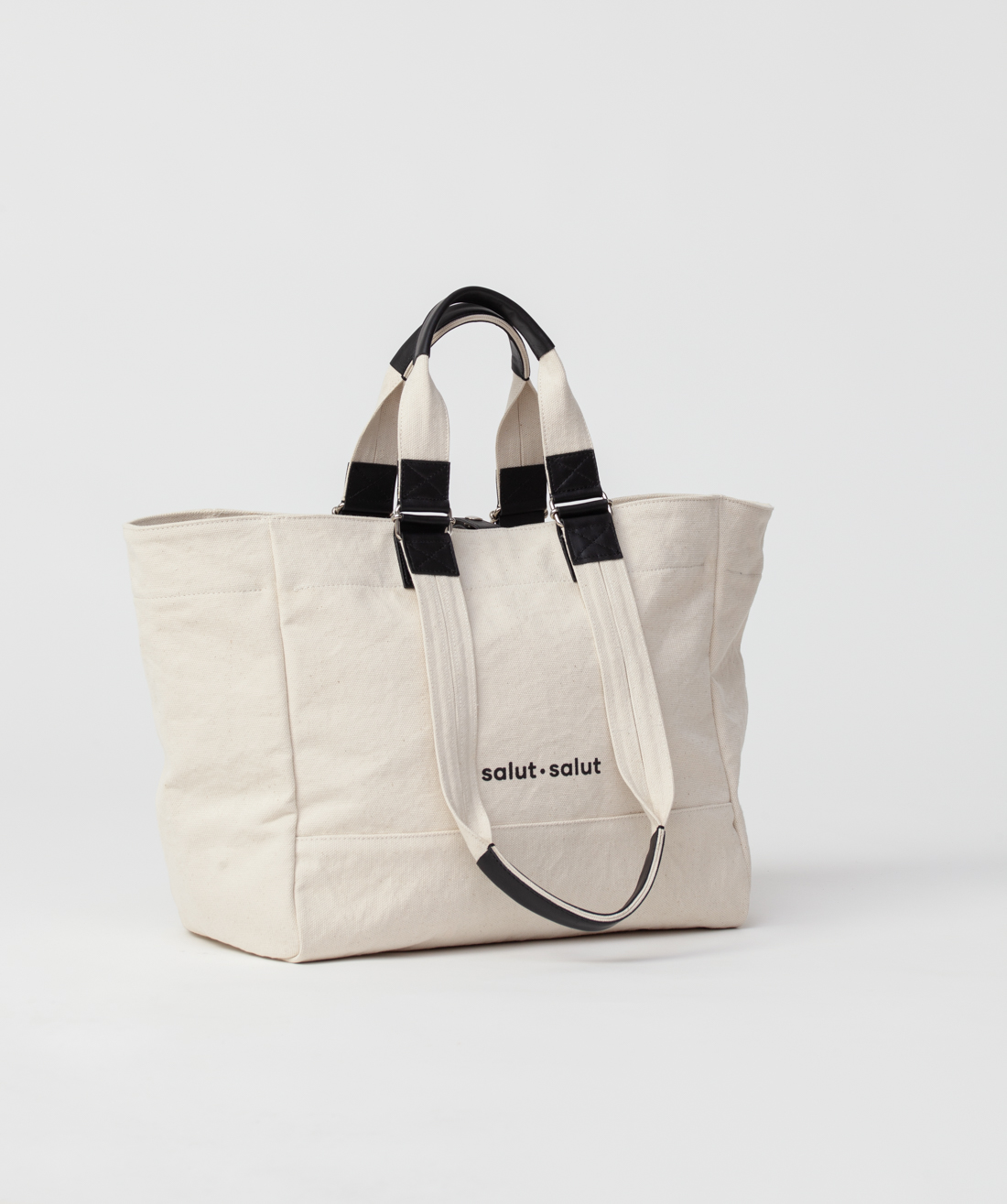 Shopping Bag - WHITE CANVAS