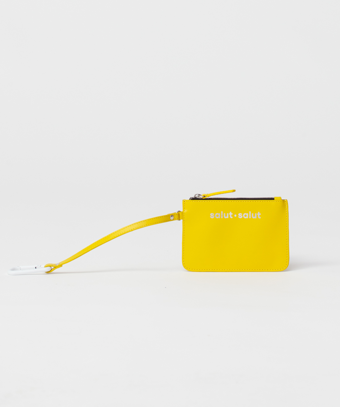 Small Link Clutch Bag - YELLOW LEATHER