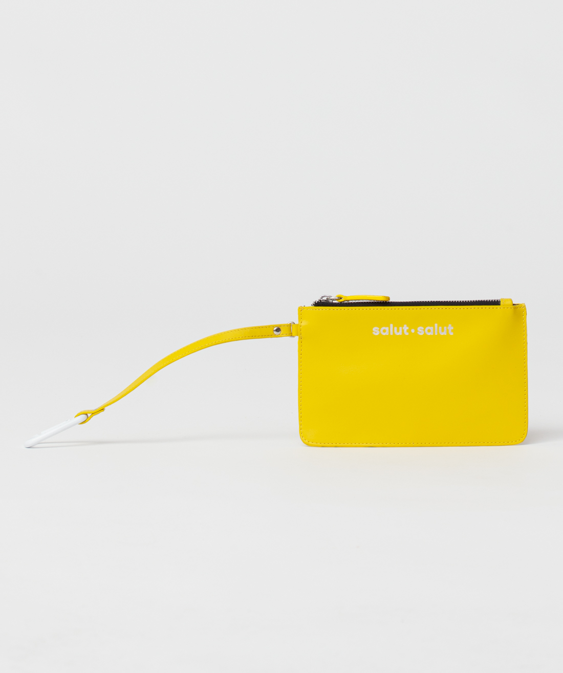 Big Link Clutch Bag - YELLOW LEATHER