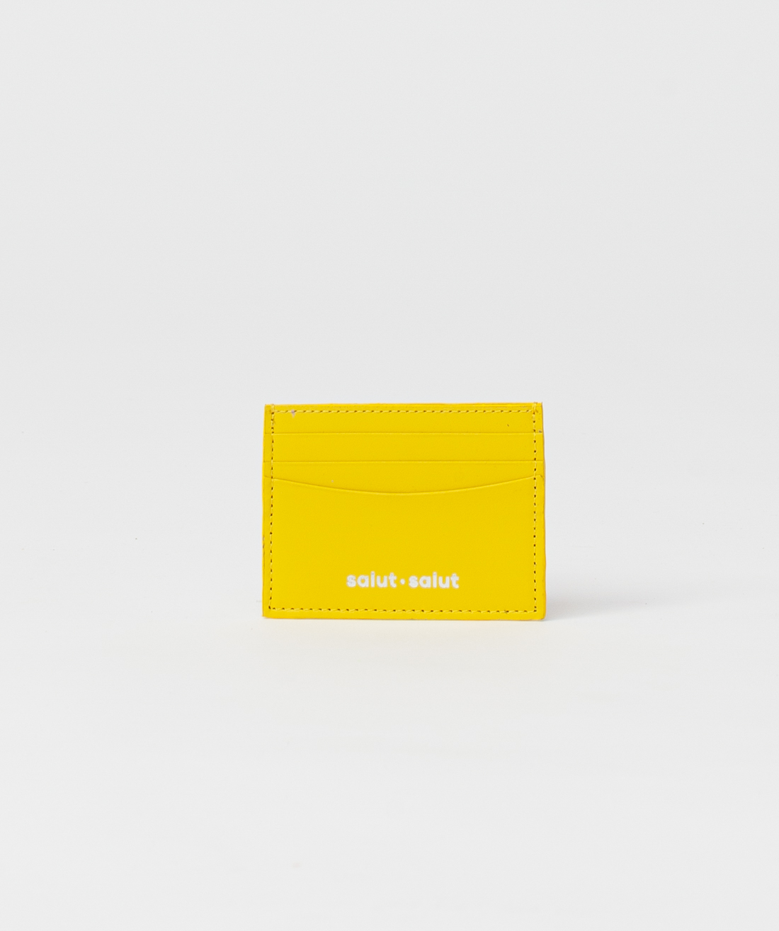 Card Holder - YELLOW LEATHER